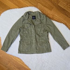 Madewell Green Utility Jacket, Womens Medium
